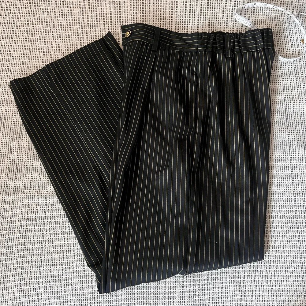 Alex & Sophia Pin Striped Trouser Pants